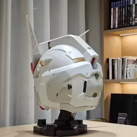 Ganso Yuanzu Rx-78-2 Comic Exhibition Cosplay Helmet Wearable Wearable Night Light Edition Room Deco