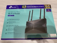 全新未開 TPLINK TP LINK AX 1800 AX1800 dual band WI-FI 6 ROUTER 路由器