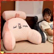 GH|  Couch-backrest Reading Pillow Bed Reading Pillow Comfortable Cartoon Print Reading Pillow with 