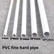 PVC thin tube round tube PVC hard tube thin hard tube small water tube small diameter water tube pla