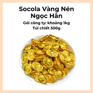 God of Wealth Gold Bar Chocolate, Ngoc Han, 1 Pack About 1KG - New Date