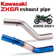 for kawasaki ZX6R Motorcycle Exhaust Contact Middle Link Pipe Slip on Exhaust For kawasaki ZX 6R ZX-