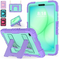 Kids Built-in Big Stand Shoulder Strap Rugged Heavy Duty Shockproof Protective Case for Samsung Gala