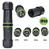 IP68 Waterproof Cable Connector M16 Straight-through|2/3/4/5 Core|Applicable Wire 3.5-10mm|High Low 