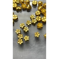 Apricot Blossom Charm - Xuyen Chi apricot 5C size 6 mm - 24 Carat gold AU 9999 - Beautiful horizonta