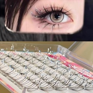 【Glitter Lashes】VEEJAGA Diamond Shimmer Glue-Free Cluster Lashes Sparkle Effect