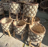 Rattan small planter (Manaoag)