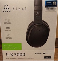 [行貨] [齊件] 日本 FINAL Audio UX3000 ANC Bluetooth Wireless Hifi Headphones  🎧 🇯🇵 🎶 真 無線 藍芽 高 音質 音樂 監聽 頭戴