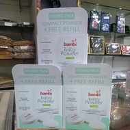 Bambi baby powder Compact powder + free refill