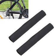 2pcs Black Cycling Chain Protector Bike Frame Chain Stay Posted Protector MTB Bicycle Chain Care Gua