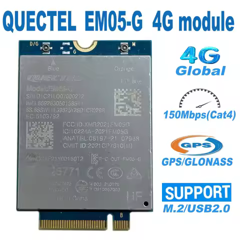 WDXUN EM05 EM05-G M.2 4G LTE Cat4 Module for FDD-LTE/TDD-LTD B1 B2 B3 B4 B5 B7 B8 B12 B13 B14 B18 B1