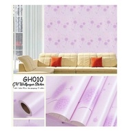 Wallpaper dinding 3d motif bunga elegant / Wallpaper dinding kamar