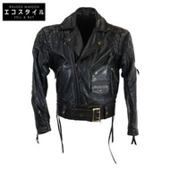 二手LITS皮革拼接口袋 Columbia Double Rider 夾克，尺寸 42