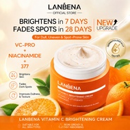LANBENA Vitamin C Brightening Cream 30g 7 Days Brightening Fade Dark Spot Even Skin Tone Moisturizin