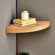 Corner Shelves Oak Wood