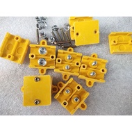 Wire connector - 2-pin fireproof electrical wire connector, 3-pin bridge - price for 5 pieces