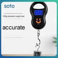 ♫ Portable 50kg Electronic Scale Spring Scale Lcd Digital Hanging Scale Backlight Fishing Weights 0.