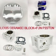 LC135 RACING BLOCK CERAMIC FJN PISTON 72MM 73MM CERAMIC BLOCK LC135 SUM RACING
