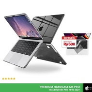 - Case Macbook M4 Pro Max 14 16 Inch 2024 [A3112 A3185 A3401] MBP Casing Cover