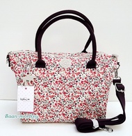 Kipling Shop ของแท้จากเบลเยี่ยม กระเป๋าถือสะพาย Kipling Amiel Pop Flora Print