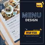 【Aiyoox】Menu Design Service | 菜单设计 | Professional Servis Menu