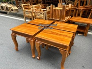 เก้าอี้ไม้สัก/โต๊ะกลางชุดโซฟา ชุดรับแขก/โต๊ะเคียงขาสิงห์/โต๊ะหัวเตียงไม้สัก