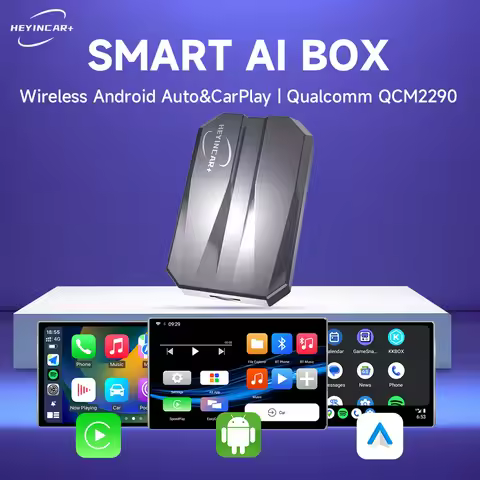 HEYINCAR CarPlay Smart Ai Box Plus Android Wireless CarPlay Android Auto Adapter For Netflix For You