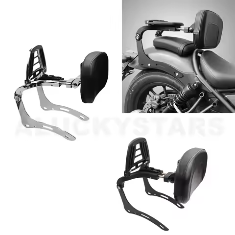 Motorcycle Adjustable Rider Passenger Backrest Sissy Bar For Honda Rebel 1100 CM1100 CMX1100 CM CMX 