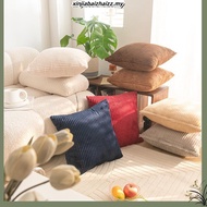 Solid Color Hug Pillow Case Car Sofa Cushion Cover Strip Flannel Pillow Bed Backrest Pillow Mat Cove