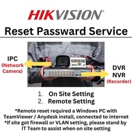 HIKVISION Password Reset Service / How to reset Hikvision DVR NVR Recorder Network IP Camera Passwor