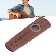 [LIS1] Wood Kazoo Flute Wooden Play Guitar Ukulele Accompaniment Harmonica Diaphragm Wind Instrument