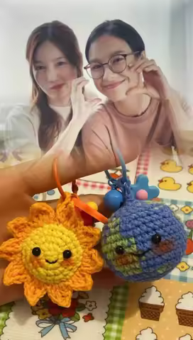 2025 Customized Thai Drama 23point5 Milklove Same Pendant Keychain Knitted Backpack Pendant Milk Pan