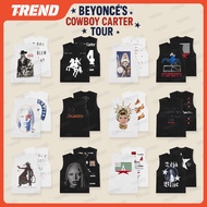 Beyonce Cowboy Carter Tour 2025 Merch Cotton Tank Top Vintage Street Fashion Unisex Loose Printed Sl