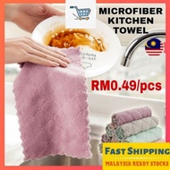 Dishwashing microfiber magic clean kitchen towel sponge alas meja kain lap dapur tisu tissue paper wipes baju kurung