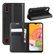 Samsung A10 / A10S Leather Case Cum Premium Magnetic Leather Wallet