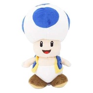 🇯🇵Super Mario 瑪利奧 日本原裝正版 毛公仔 doll 奇諾比奧 藍色 sab-530318