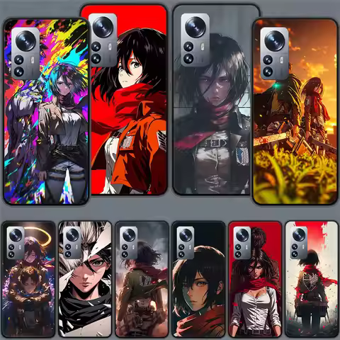Character MIKASA Phone Case For Xiaomi Poco X7 X6 M8 M7 M6 M4 M3 X4 Pro F7 Ultra M5S Mi 14 14T 15 15