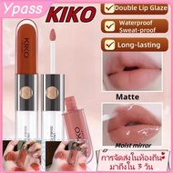 YTFSKFUI KIKO Lip Gloss ลิปสติก 6ml แบบดับเบิ้ลทัชไม่จํากัด