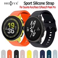 Beiziye Soft Silicone Strap For Suunto Run/Race S/Race/9 Peak Pro Smart Watch Sport Replacement Stra
