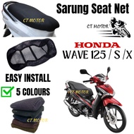 ct motor HONDA Wave 125 / 125X / 125S Ultimo Size L Seat Cover Net Sarung Kusyen Jaring Motosikal