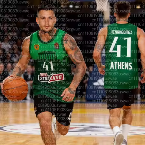 2026 New Arrivals Panathinaitkos Basketball Jersey Fan Special Jersey Kit Greece Men Summer Basketba