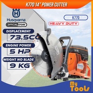 Mytools Husqvarna K770 Petrol Engine Power Cutter  14″ Blade 73cc 5HP 10kg