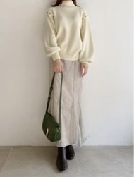 日本 SNIDEL🌸 高領針織上衣&amp;魚尾長裙SET連身裙