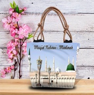 Tas tote sumbu Mekah Kabah oleh oleh umroh dan haji