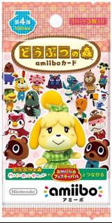 動物森友會 動物之森 Amiibo Card 日版 抽包 第4彈 原箱50包 動森 任天堂