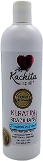 Kachita Spell New Brazilian Keratin Chocolate Treatment 16 fl oz 473 mL - Hair Straightening Made in USA -