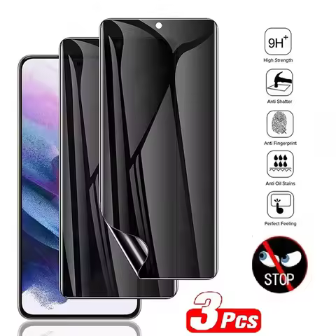 3Pcs Privacy Hydrogel Film For Xiaomi Redmi 14C 13C 12C 12 10C 10A 10 9A 9C 9 5G 13 12 A1 A2 Plus A3