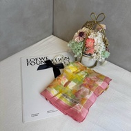 【赫蒂國際精品】YSL 聖羅蘭 水彩暈染印花絲巾 vintage