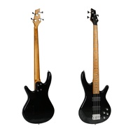 Deviser L-B3-4-BK (Best Priced) Budget Beginner Electric Bass Guitar – 4-String Black for Rock Kapak