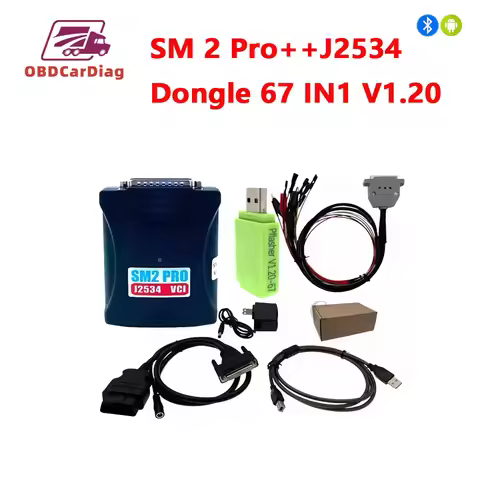 SM2 Pro++J2534 Pcmflash SM2 Pro for Toyota VCI Scanmatik 2 Pro ECU Programmer Tool Bench car